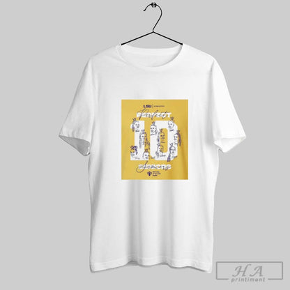 Lsu Gymnastics Poerfect Seniors Signatures Team TShirt Trendy Look
