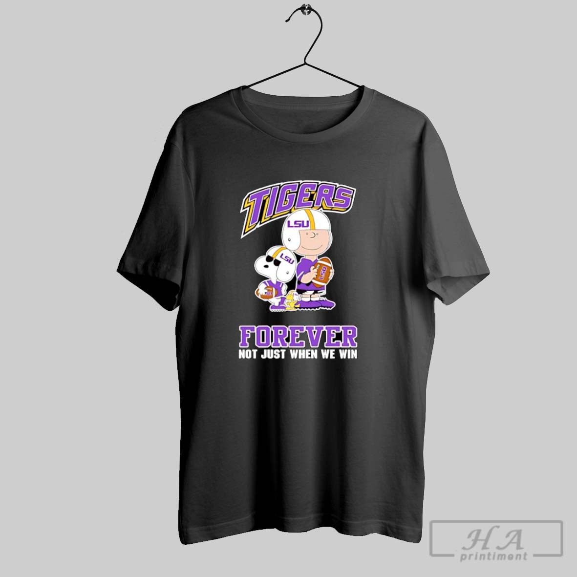 Lsu Tigers Snoopy Charlie Brown Cartoon Forever Tank Top Premium Style