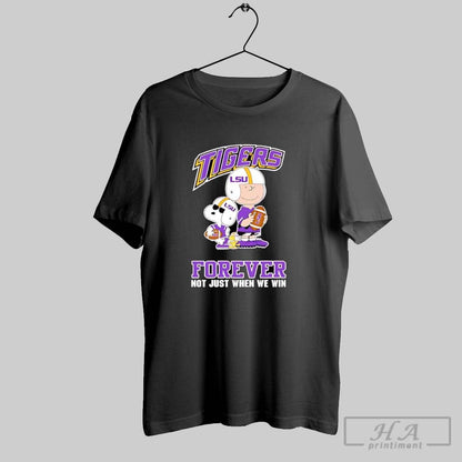 Lsu Tigers Snoopy Charlie Brown Cartoon Forever Tank Top Premium Style