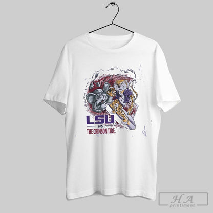 Lsu Vs Alabama Game Day 2025 Mascot Wave Shirt Premium Look
