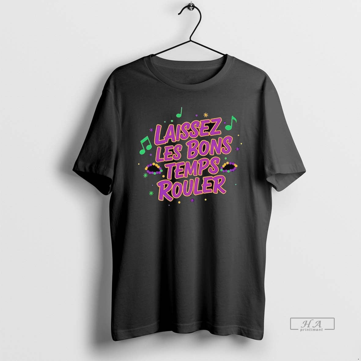 Laissez Les Bons Temps Rouler Mardi Gras Hoodie Retro Art