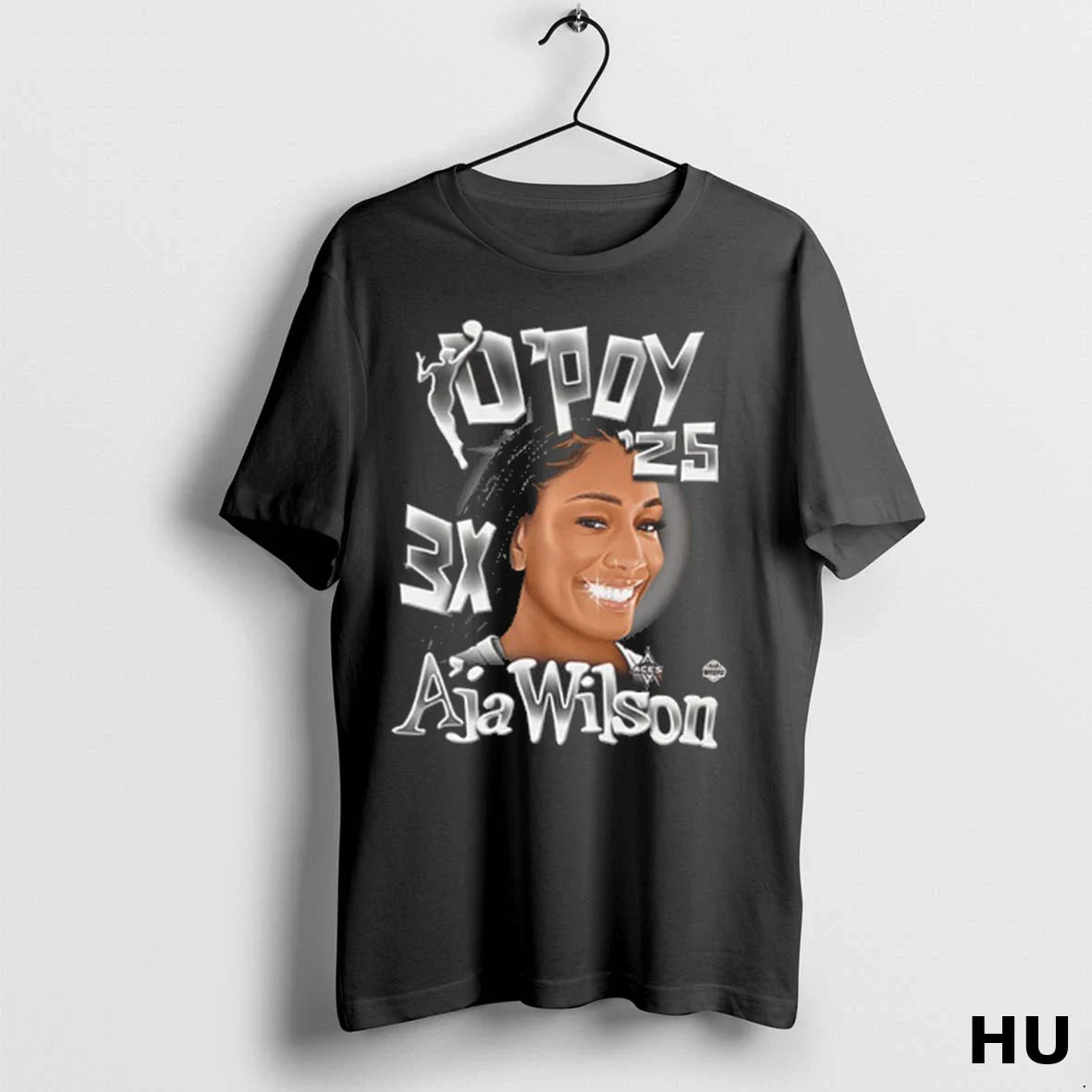 Las Vegas Aces Aja Wilson 25 3X Dpoy And 4X Mvp 2 Sided TShirt Unique