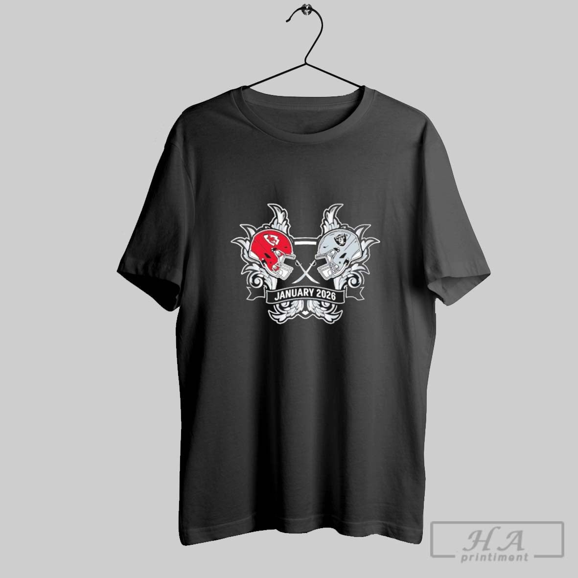 Las Vegas Raiders Vs Kansas City Chiefs January 2026 Head To Head Tee