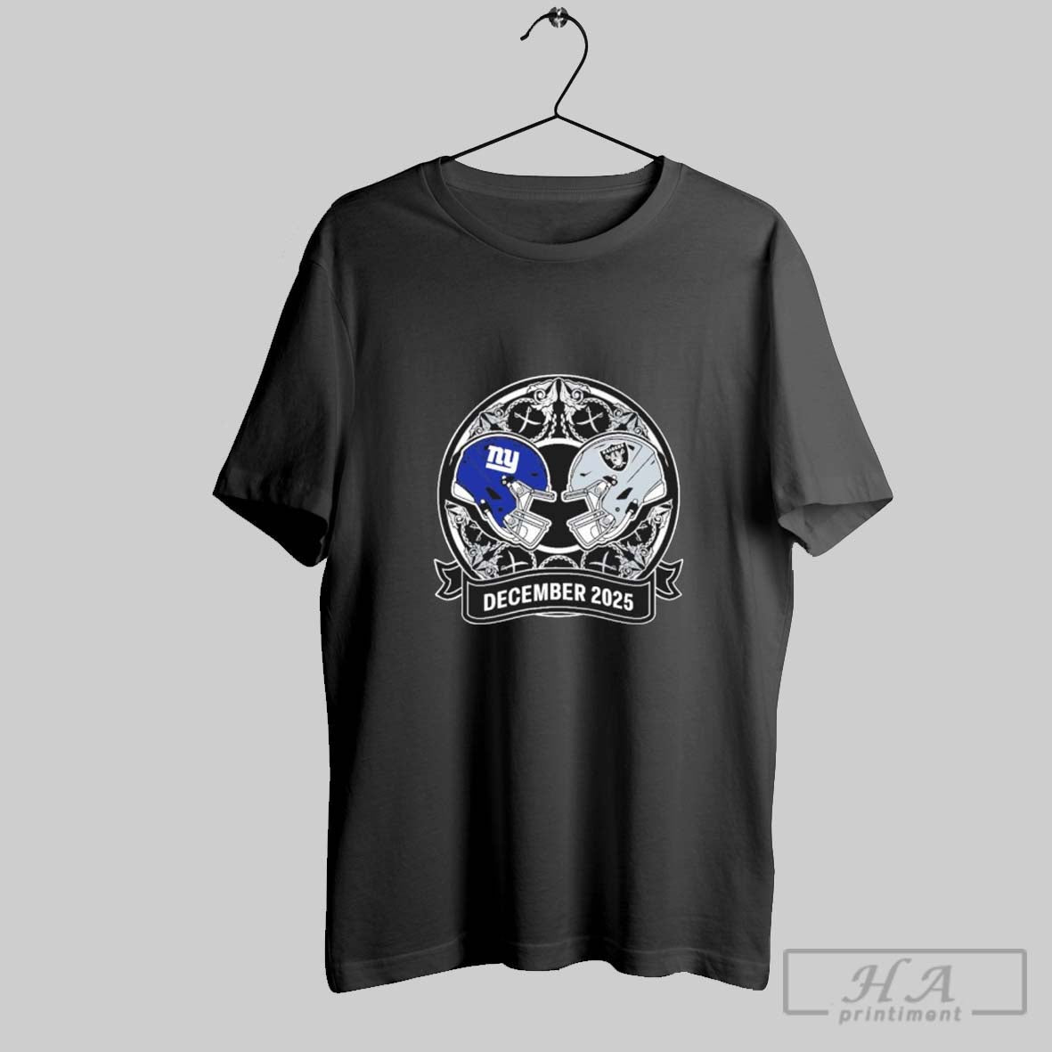 Las Vegas Raiders Vs New York Giants December 2025 Head To Head Tee