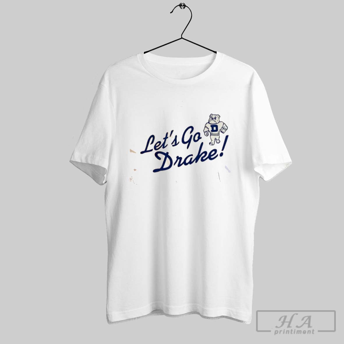 Lets Go Drake Triblend Mascot Shirt Unique Art