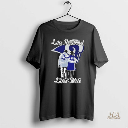 Like Husband Like Wife Like Los Angeles Rams Long Sleeve Modern
