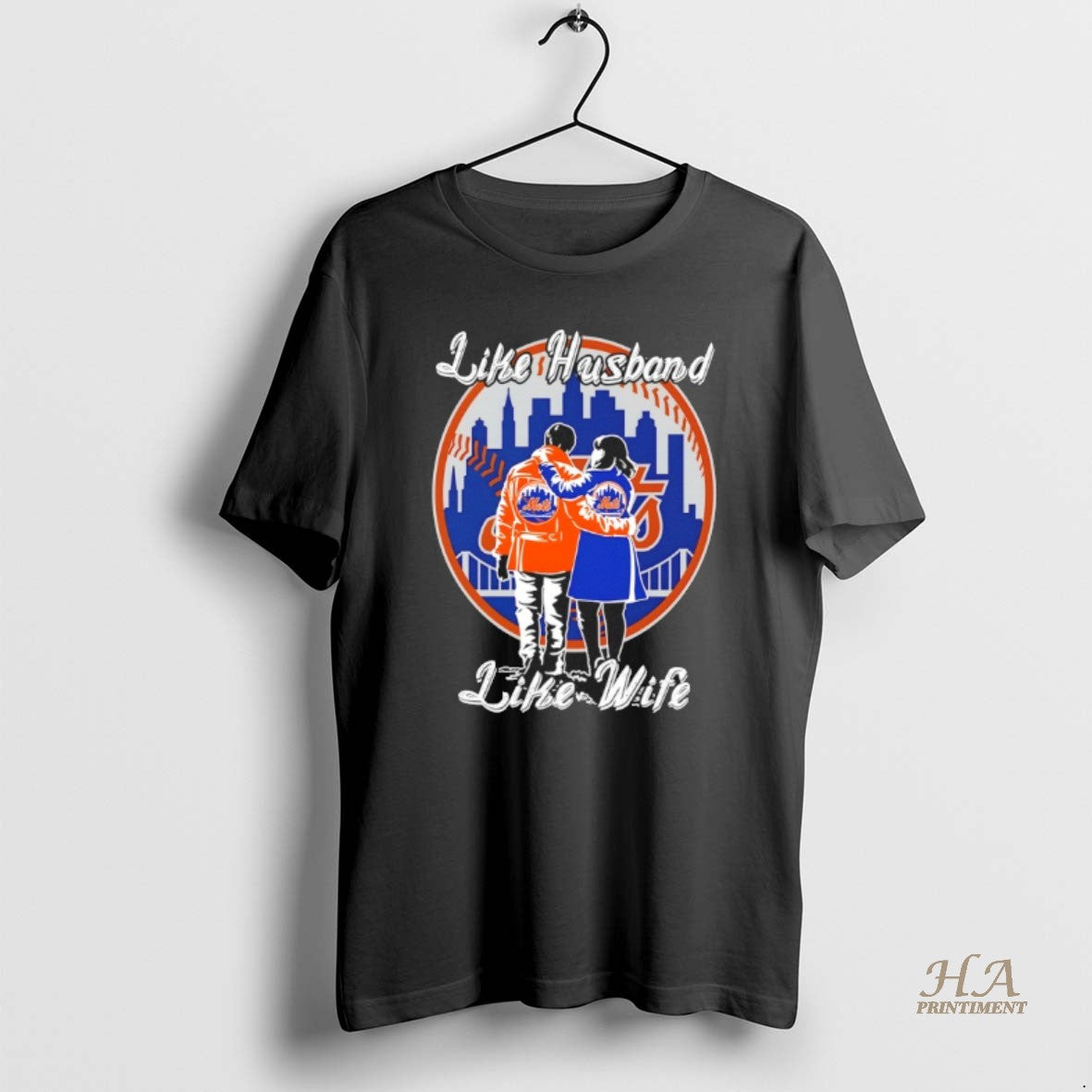 Like Husband Like Wife Like New York Mets Sweatshirt Vintage Design
