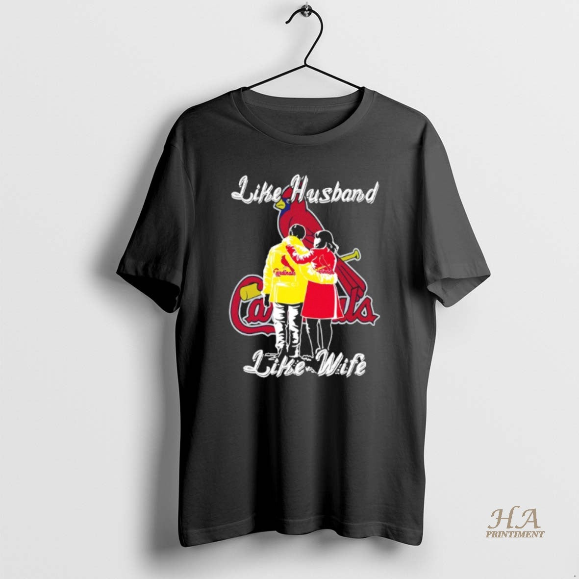 Like Husband Like Wife Like St Louis Cardinals Tee Premium Style