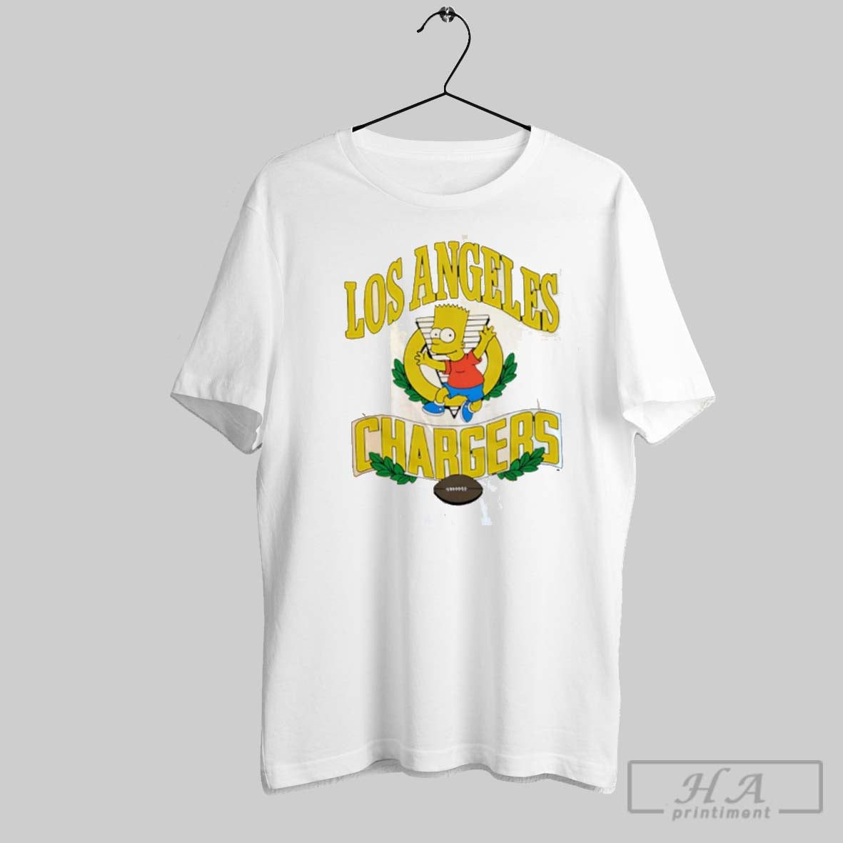 Los Angeles Chargers X Simpsons Bart 2025 Cartoon Sweatshirt Designer