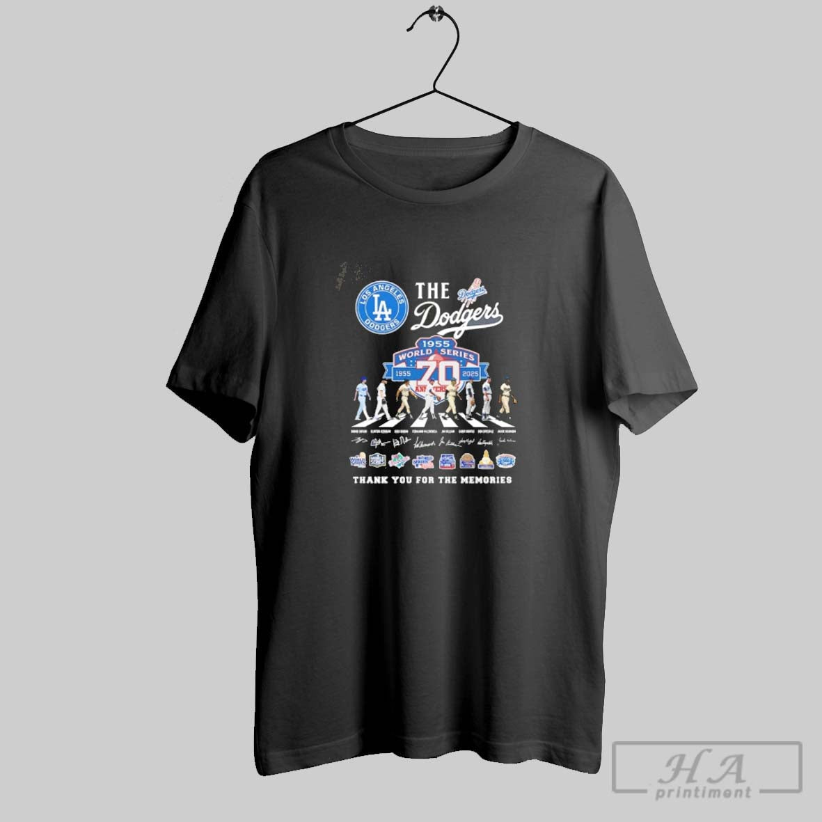 Los Angeles Dodgers 70Th Anniversary 1955 2025 Thank You Memories