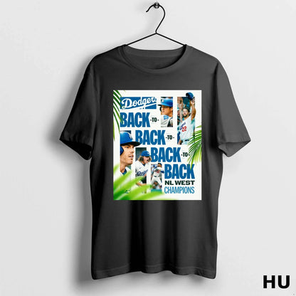 Los Angeles Dodgers Back To Back To Back To Back Nl West Champions