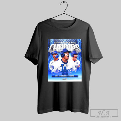 Los Angeles Dodgers Mlb 2025 National League West Champions Shirt