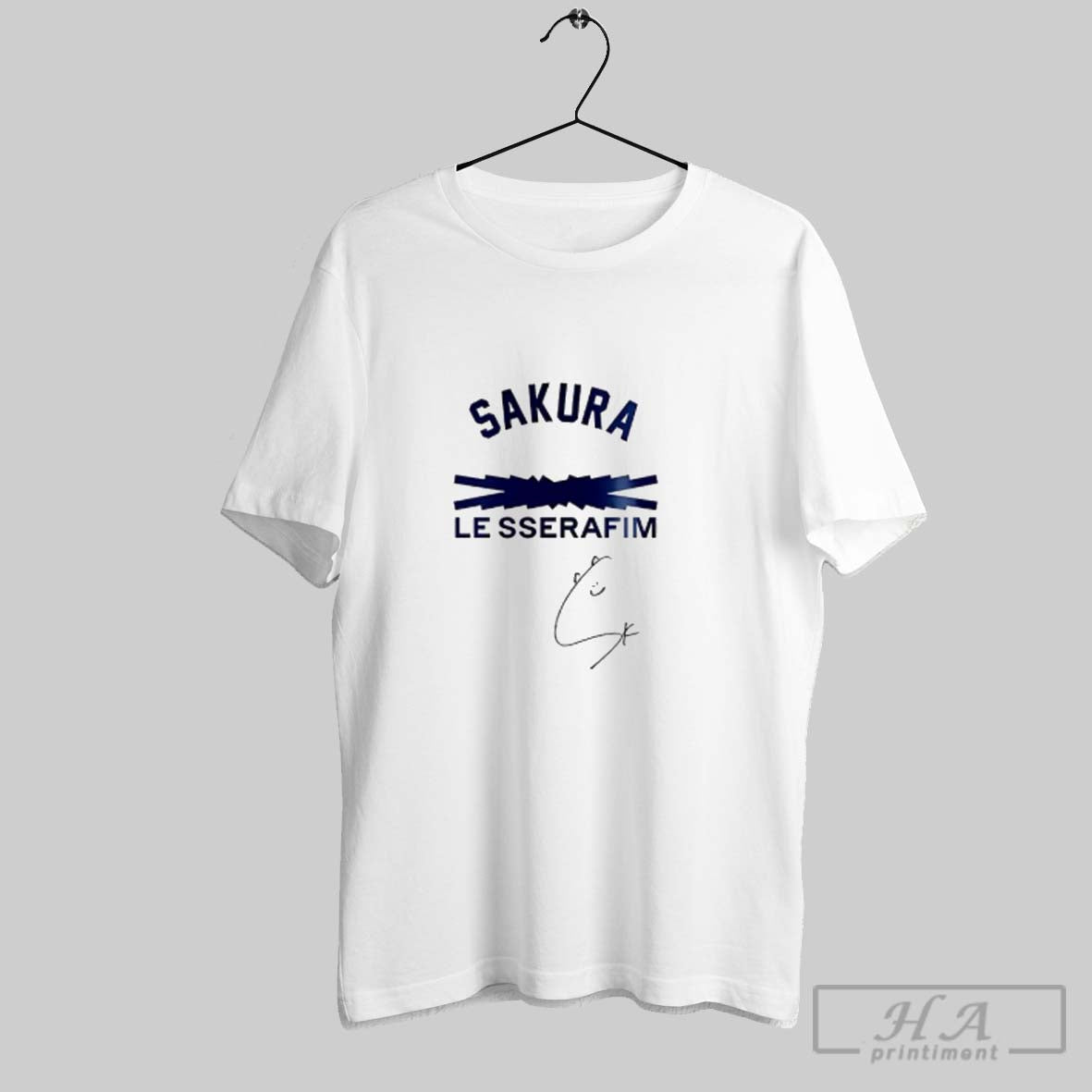 Los Angeles Dodgers Sakura Le Sserafim Signature TShirt Premium Outfit