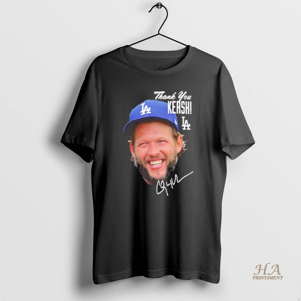 Los Angeles Dodgers Thank You Clayton Kershaw Retirement Signature