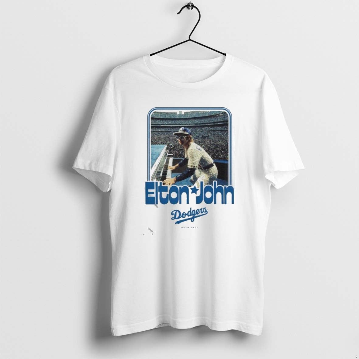 Los Angeles Dodgers X Elton John Sportiqe Tee Stylish Fashion