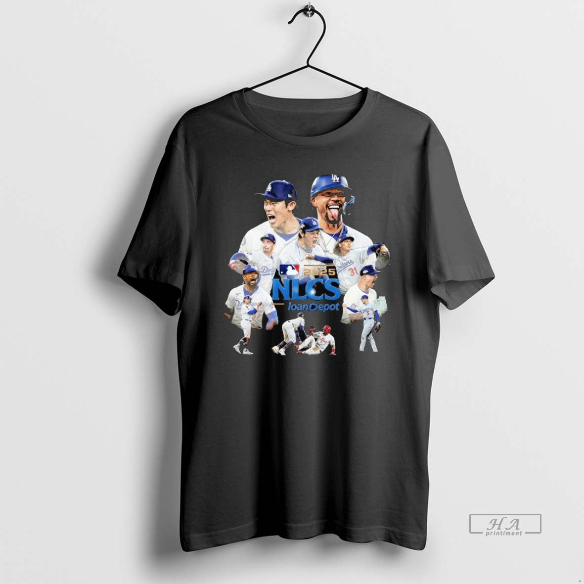 Los Angeles Dodgers Starting Team 2025 Nlcs Shirt Modern Look