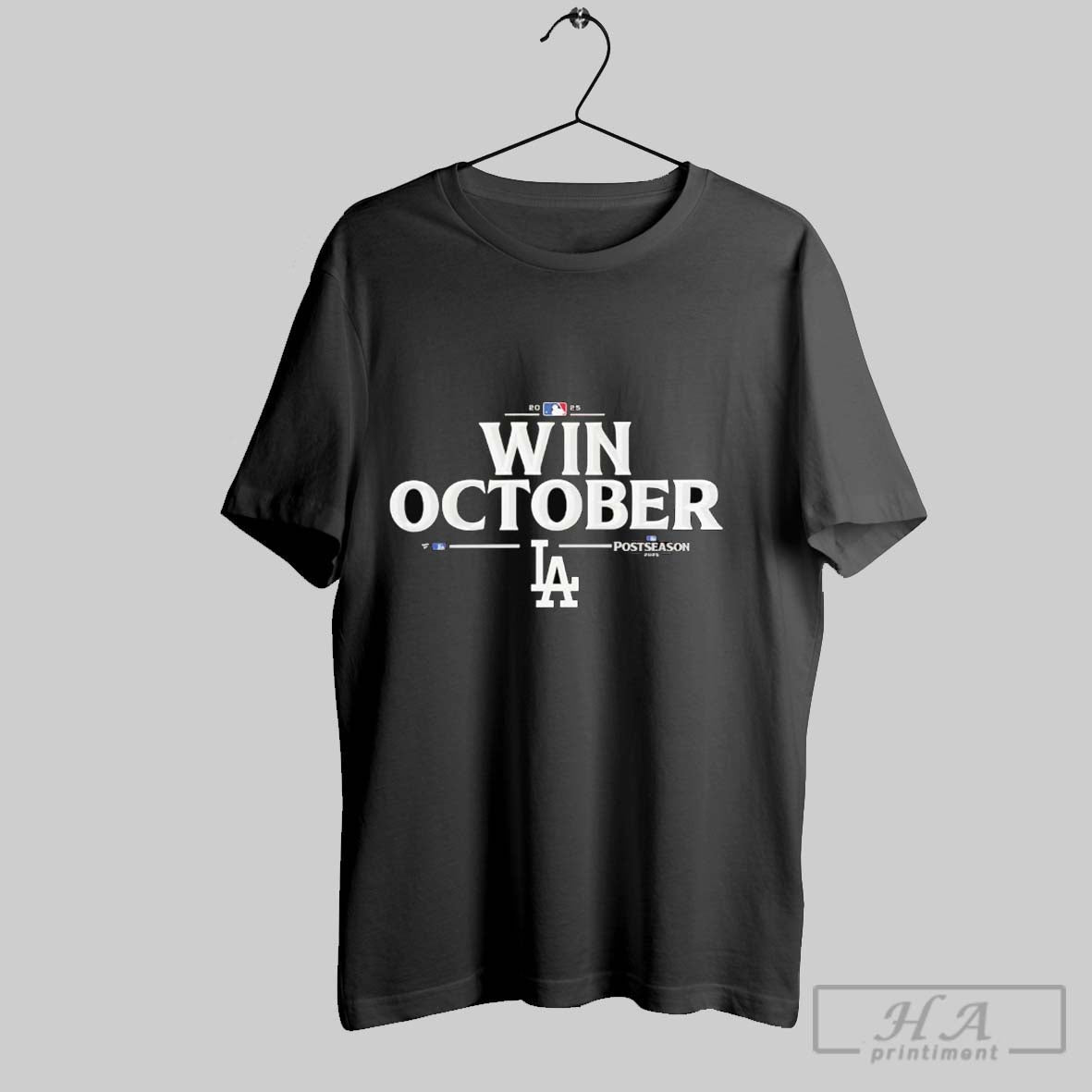 Los Angeles Dodgers Win October 2025 Mlb Postseason Hoodie Modern Art