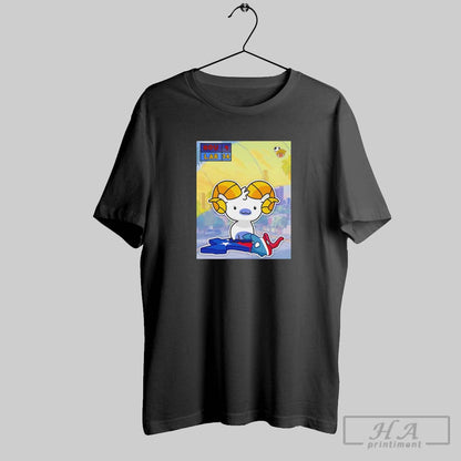 Los Angeles Rams Stampede Through Houston Texans Mascot TShirt Unique