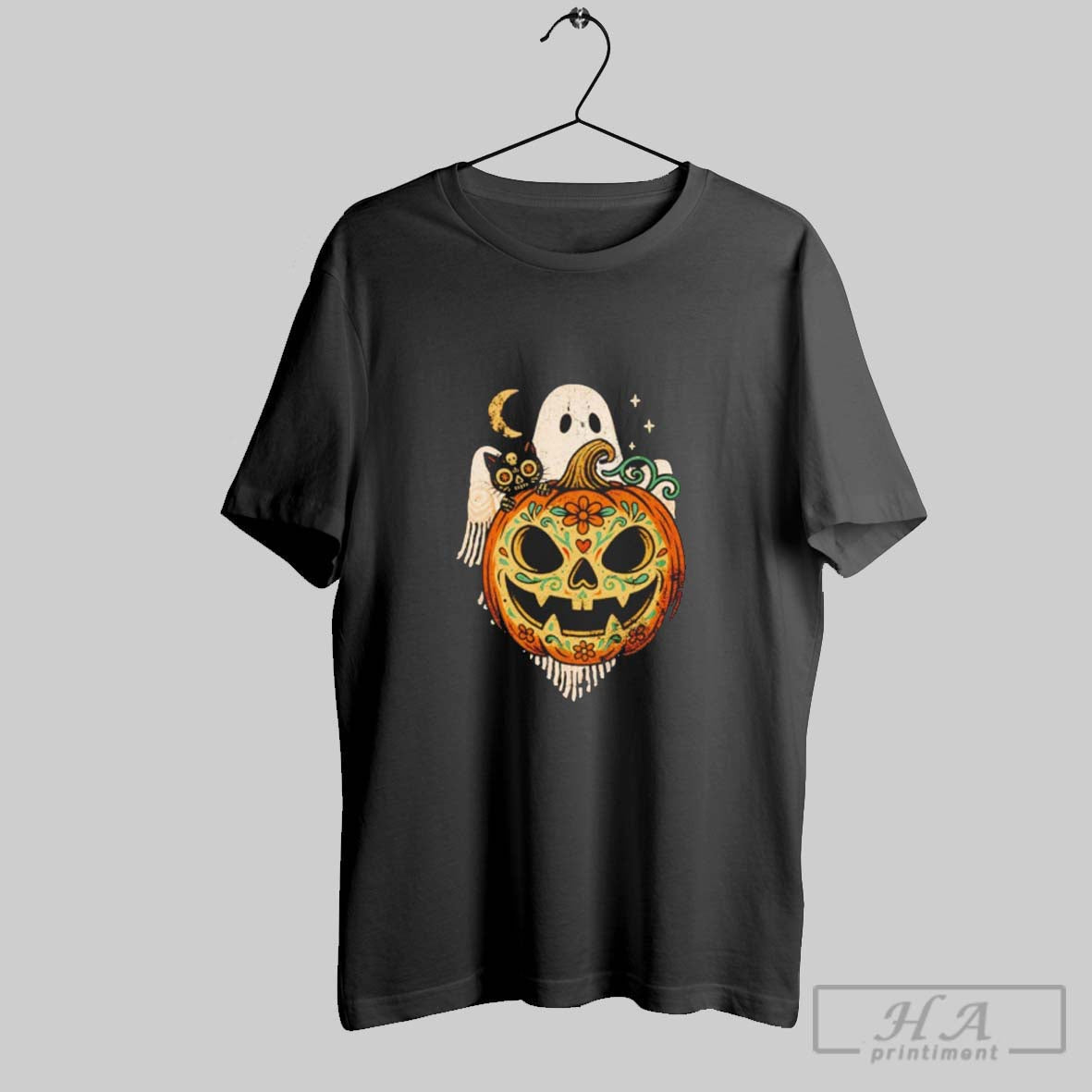 Los Tres Muertos Mexicanos Ghost Halloween TShirt Classic Fashion