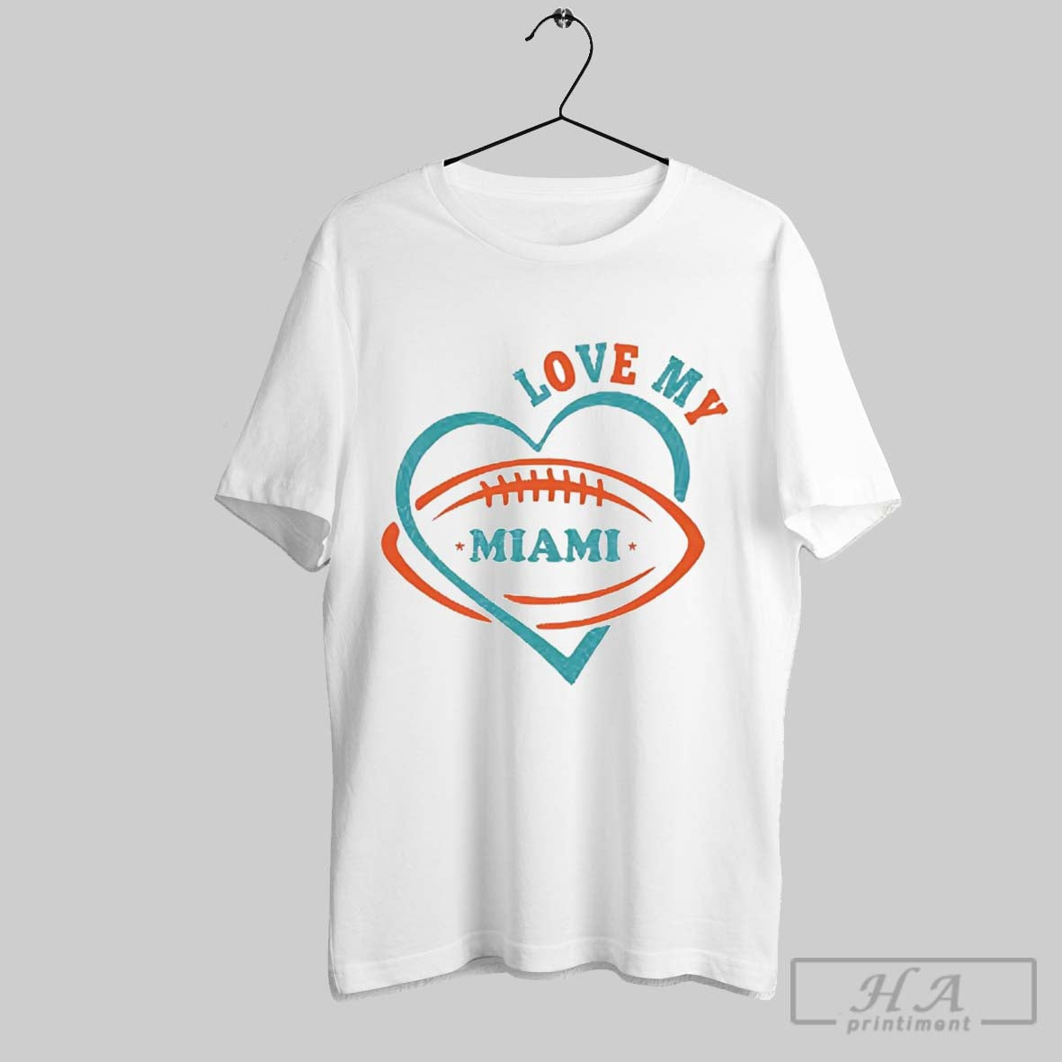 Love My Miami Dolphins Heart Sweatshirt Unique Style
