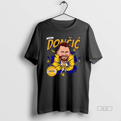 Luka Doncic Big Head Caricature Lakers Sweatshirt Classic Style