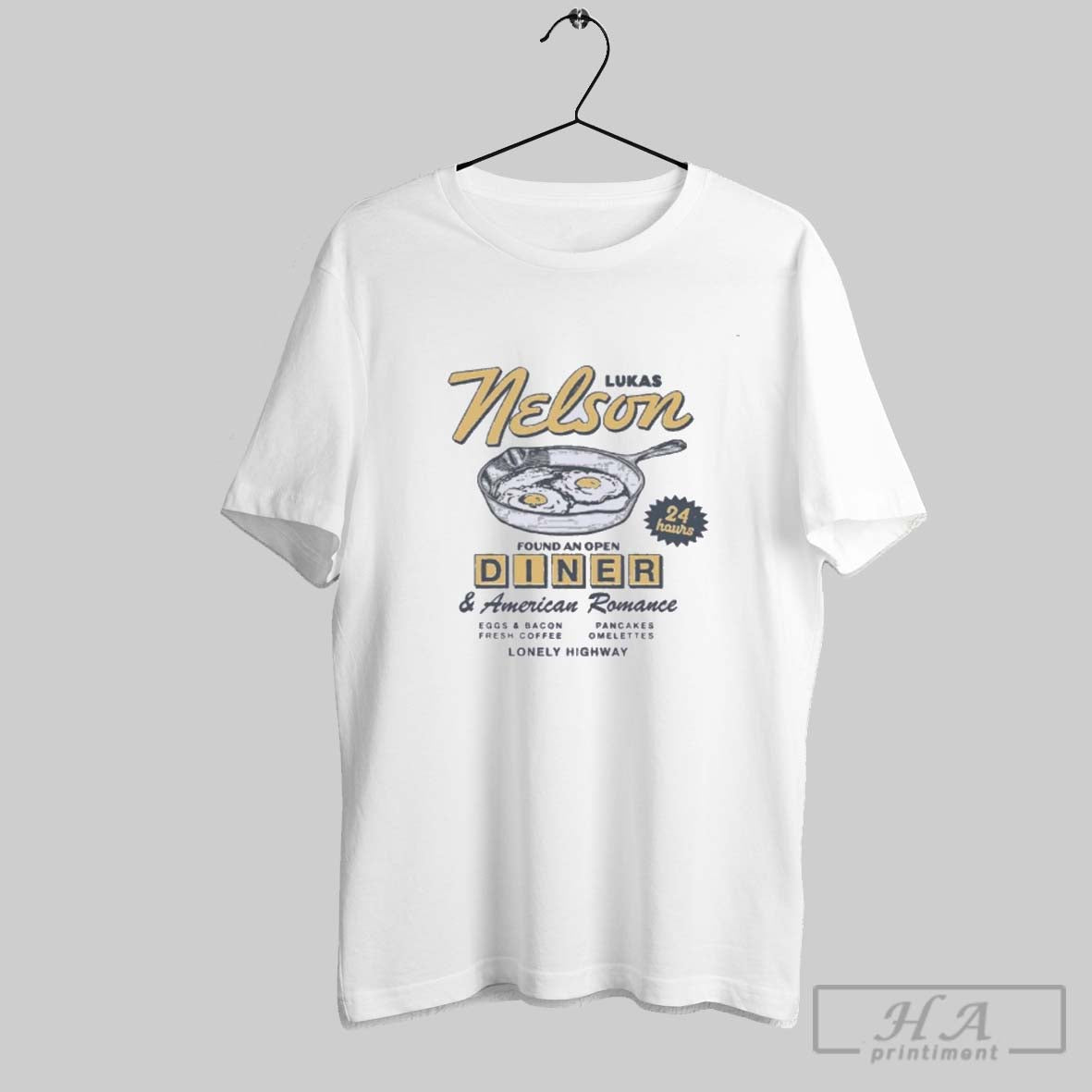 Lukas Nelson Found Open Diner American Romance Tour 2025 TShirt