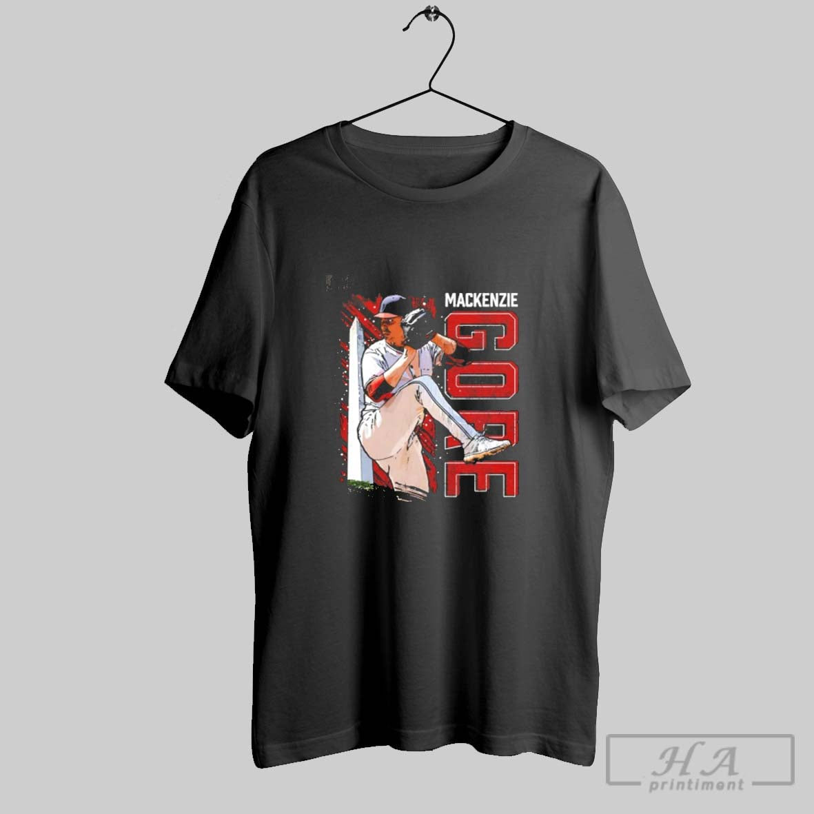 Mackenzie Gore Washington Nationals Signature Gritty Tee Trendy Art
