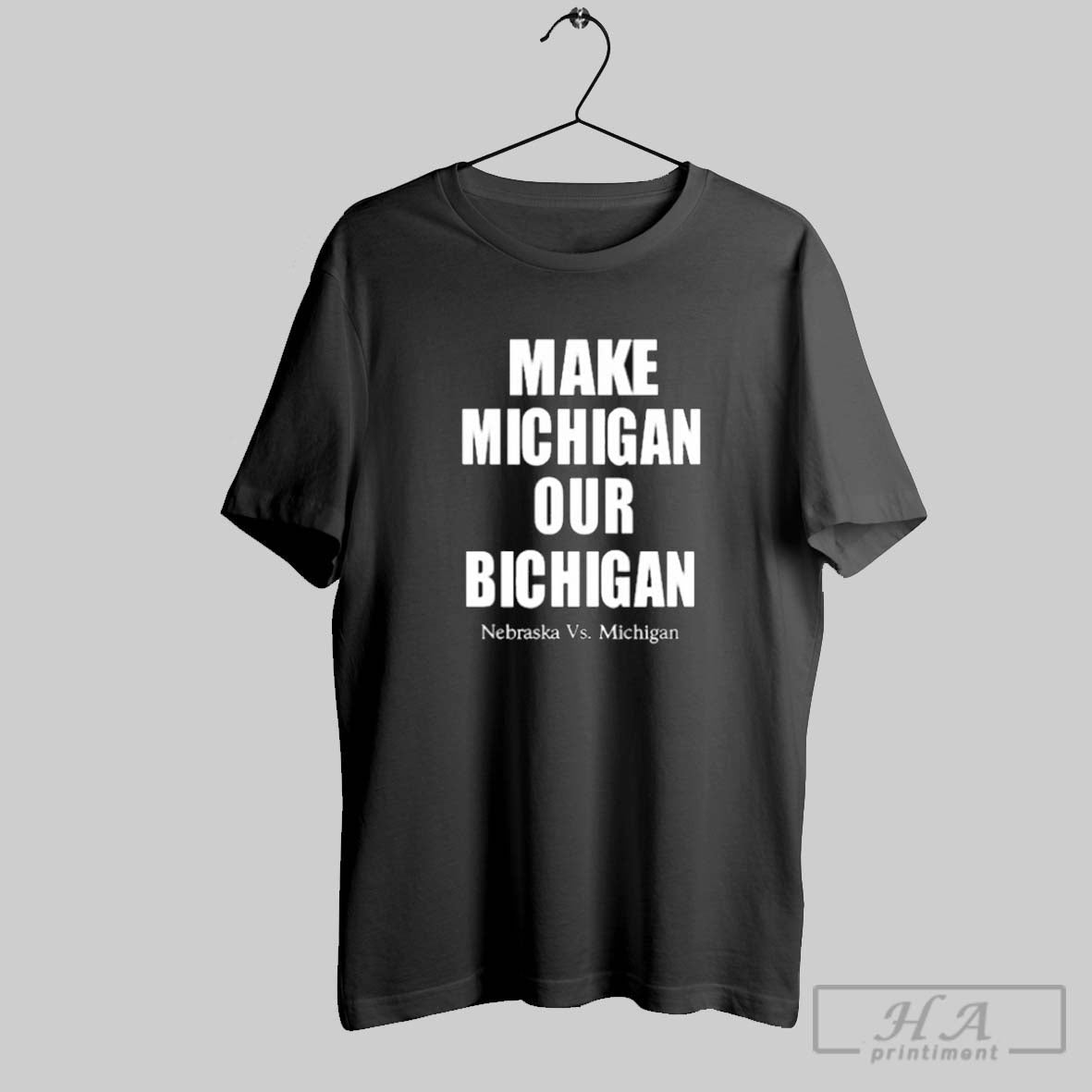 Make Michigan Our Bichigan Nebraska Vs Michigan 2025 Shirt Unique