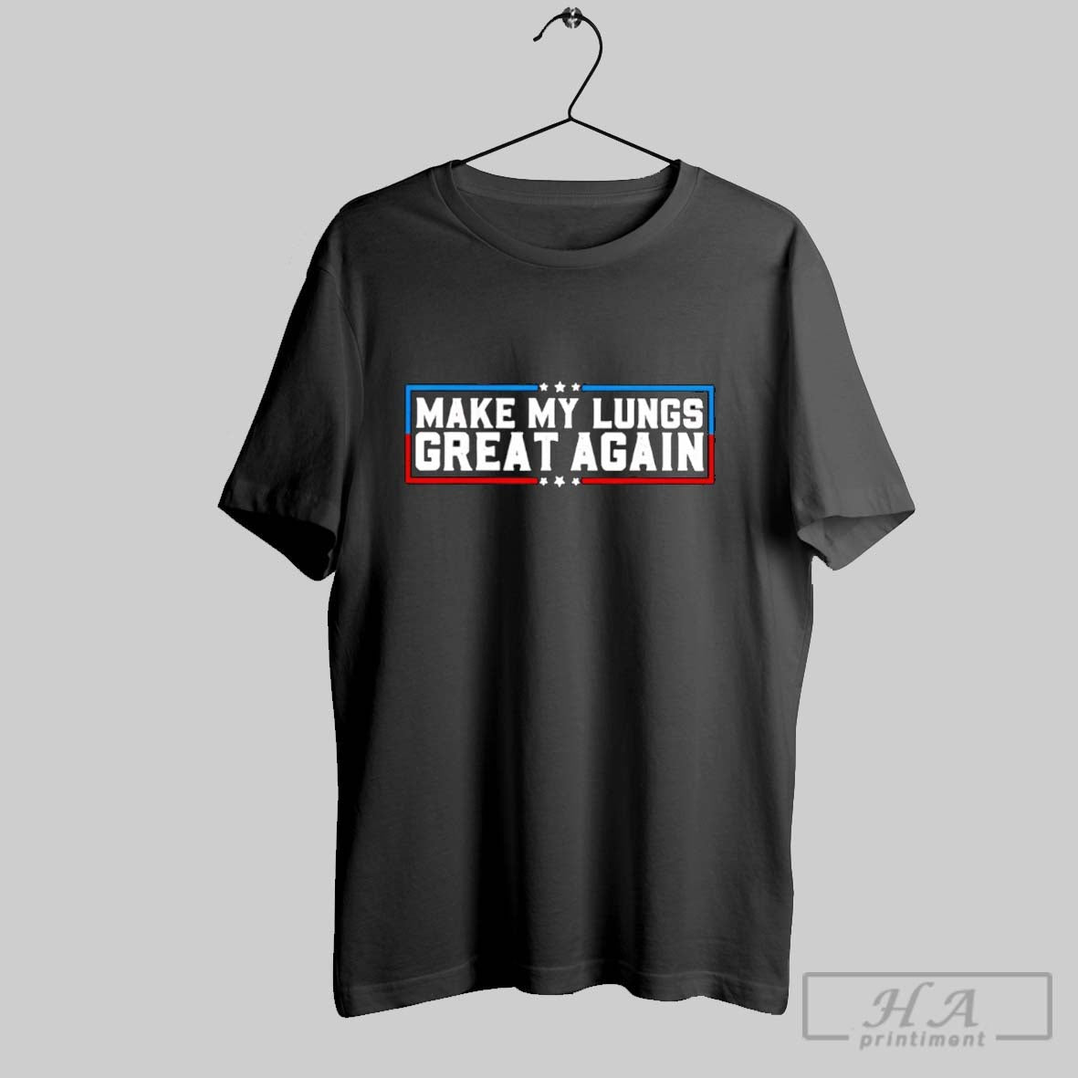 Make My Lungs Great Again Shirt Classic Art