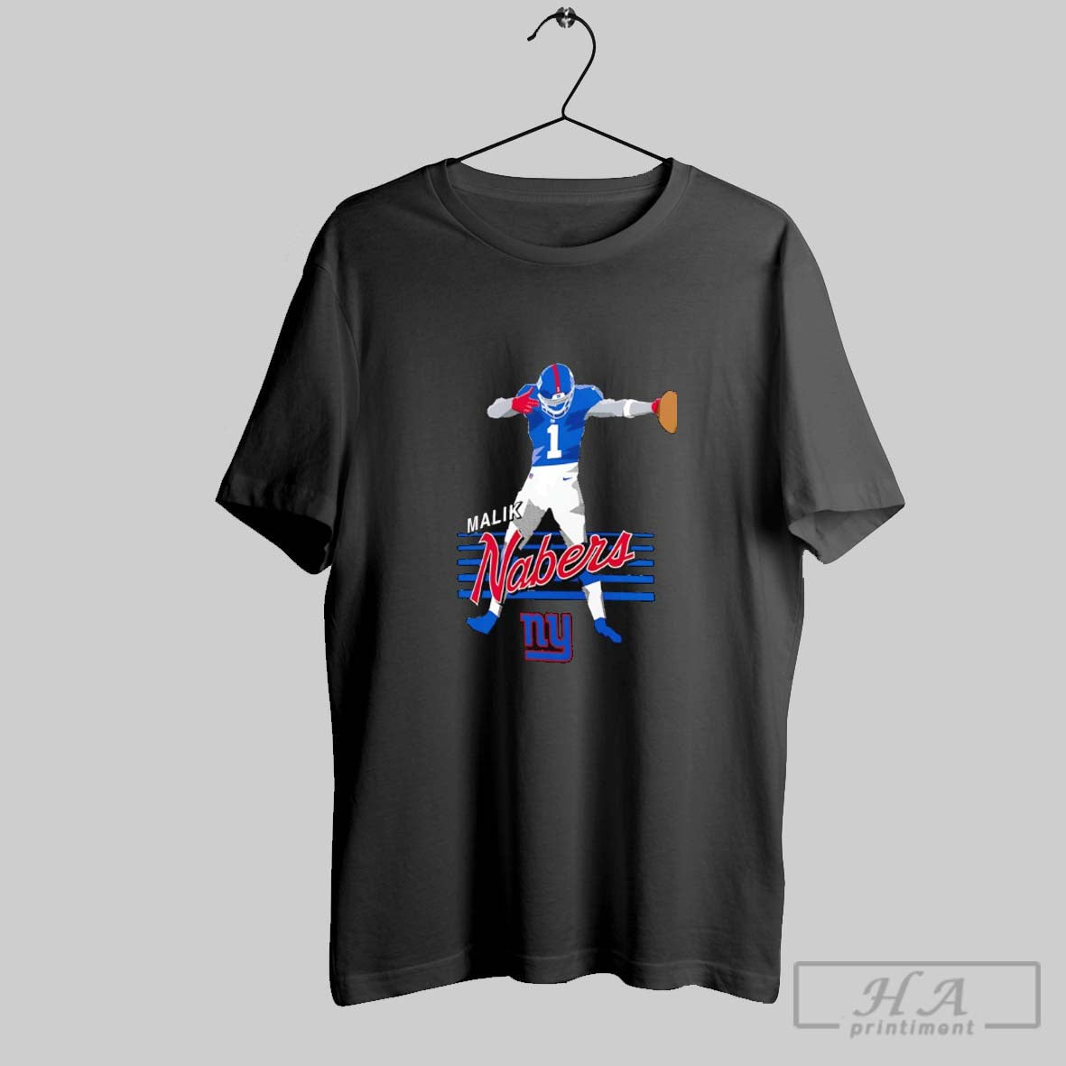 Malik Nabers 1 New York Giants Football Player Crosswalk Hoodie