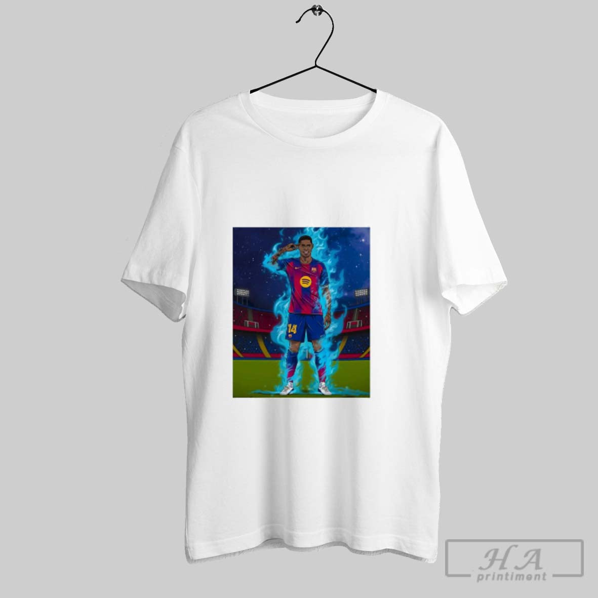 Marcus Rashford Barcelona Uefa Champions League 2025 TShirt Premium