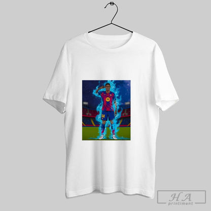Marcus Rashford Barcelona Uefa Champions League 2025 TShirt Premium