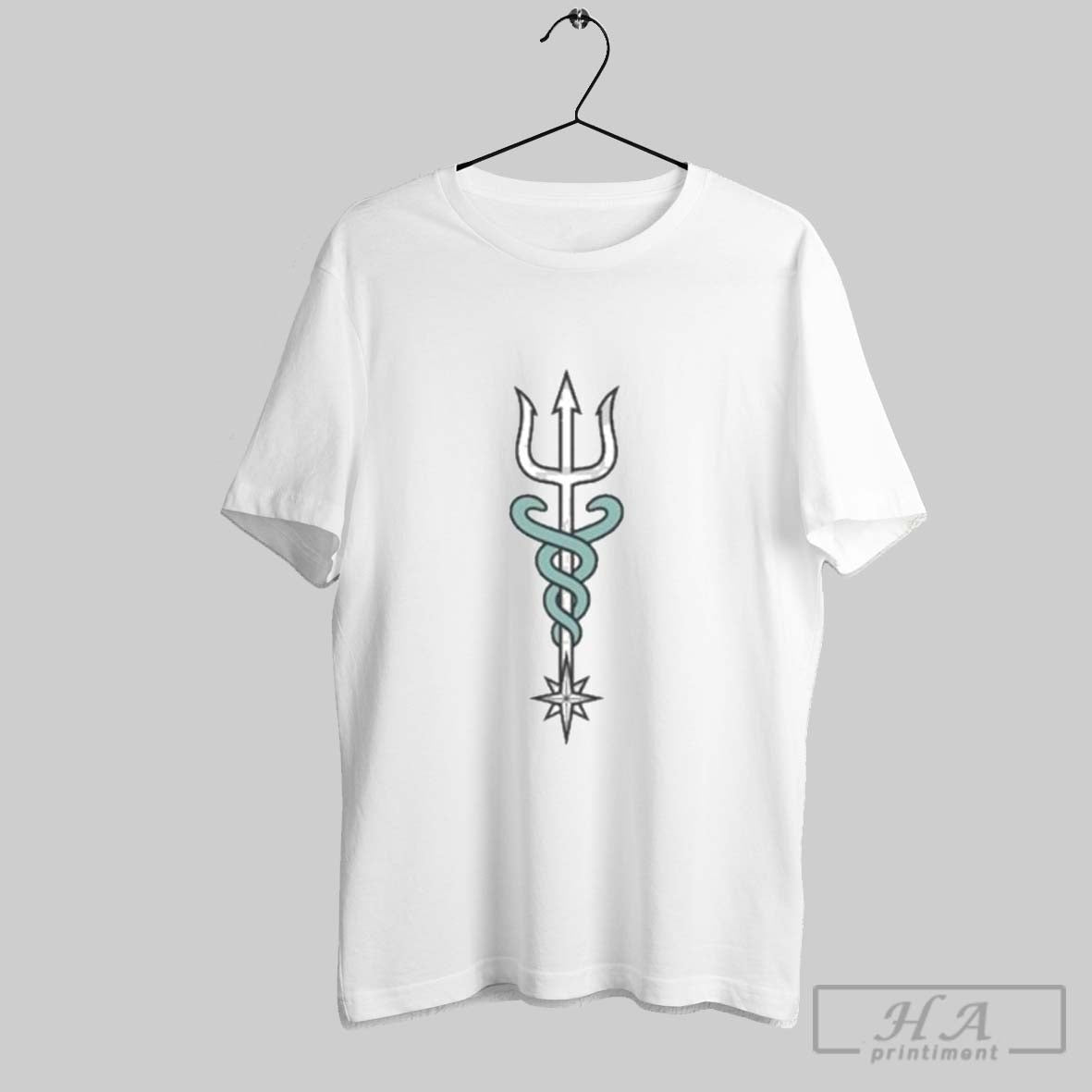 Marines Trident Serpent Emblem Shirt Vintage Apparel