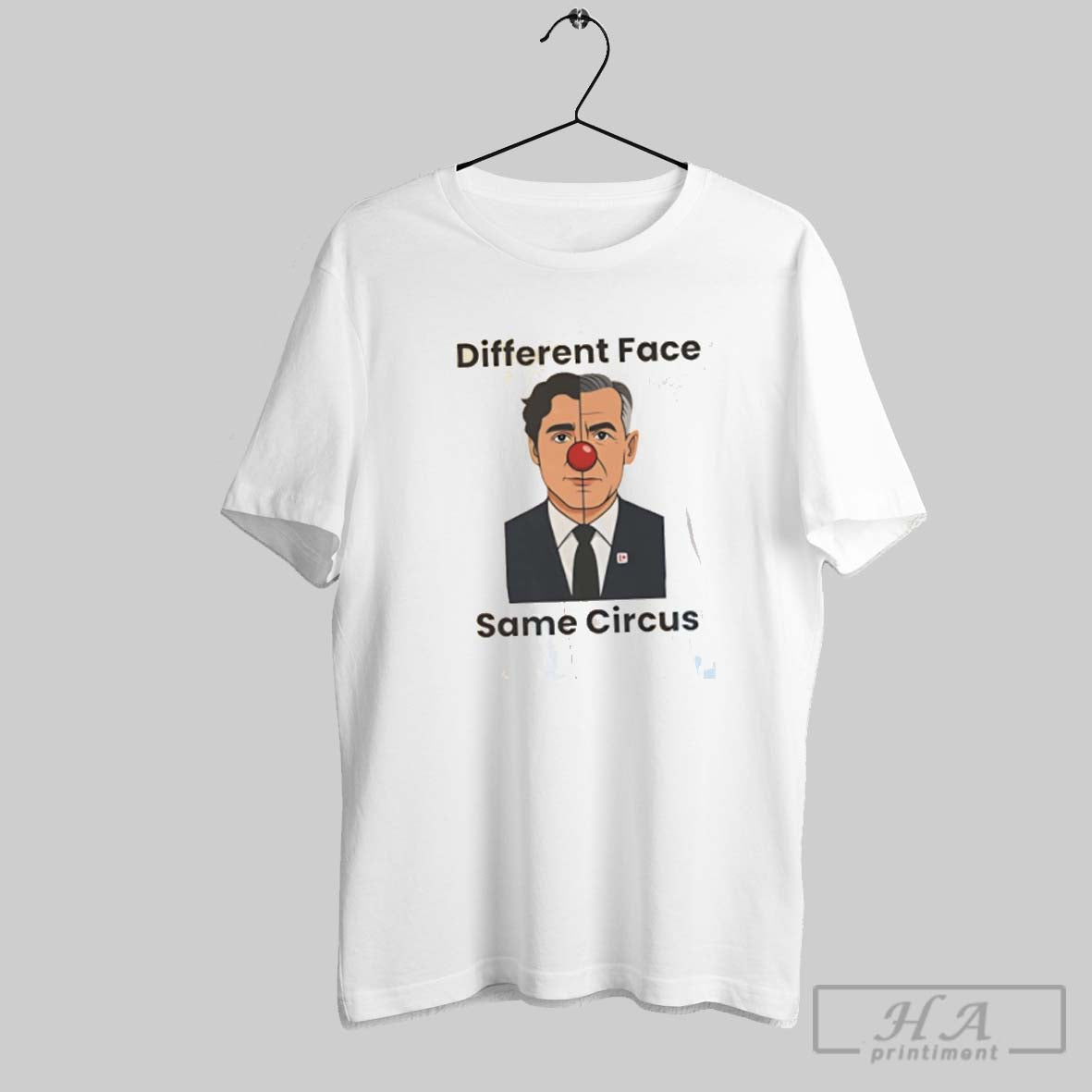 Mark Carney Clown Different Face Same Circus Hoodie Trendy Art