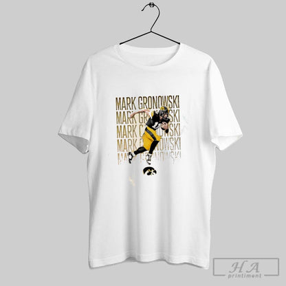 Mark Gronowski Iowa Hawkeyes Illustrated Tank Top Elegant Fashion