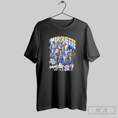 Marquette Volleyball 2025 26 Team Collage Tank Top Authentic Fashion