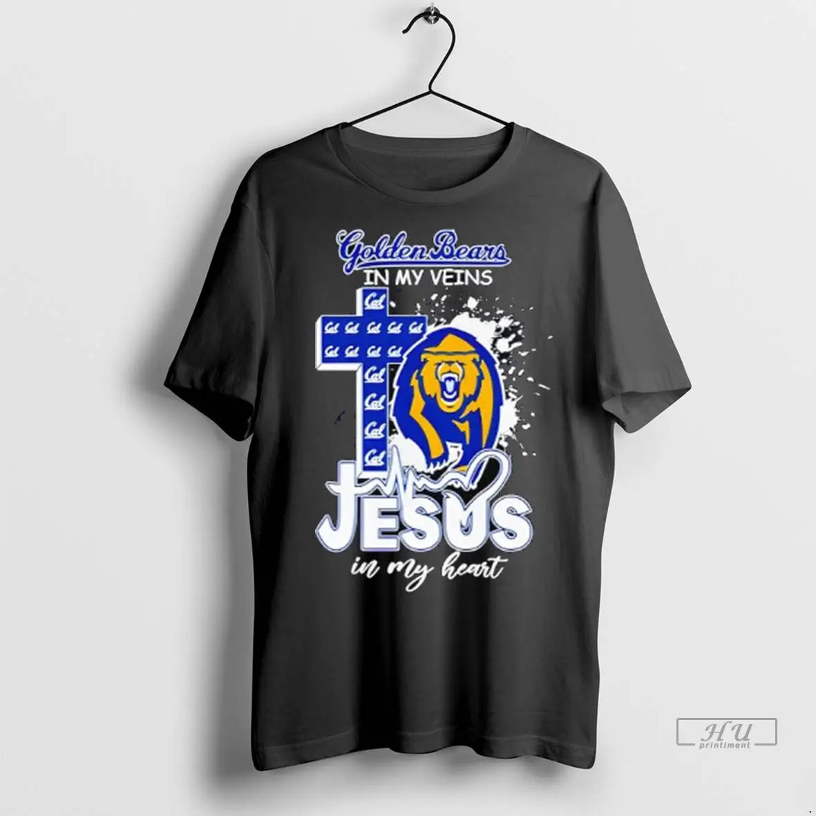 Mascot 2025 California Golden Bears My Veins Jesus My Heart