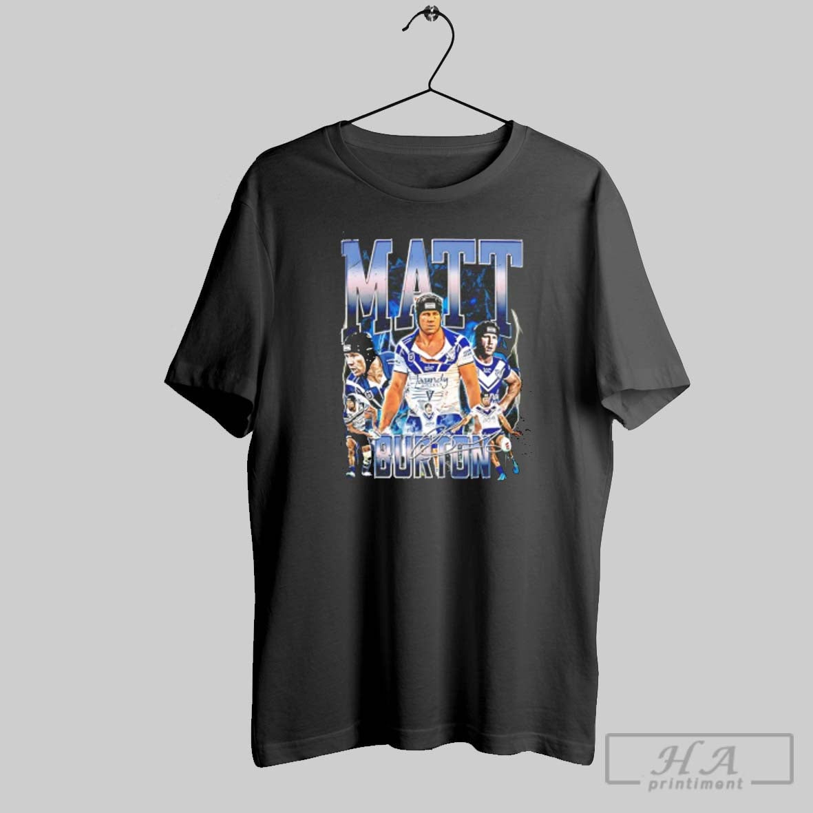 Matt Burton Bulldogs Signature TShirt Elegant Look