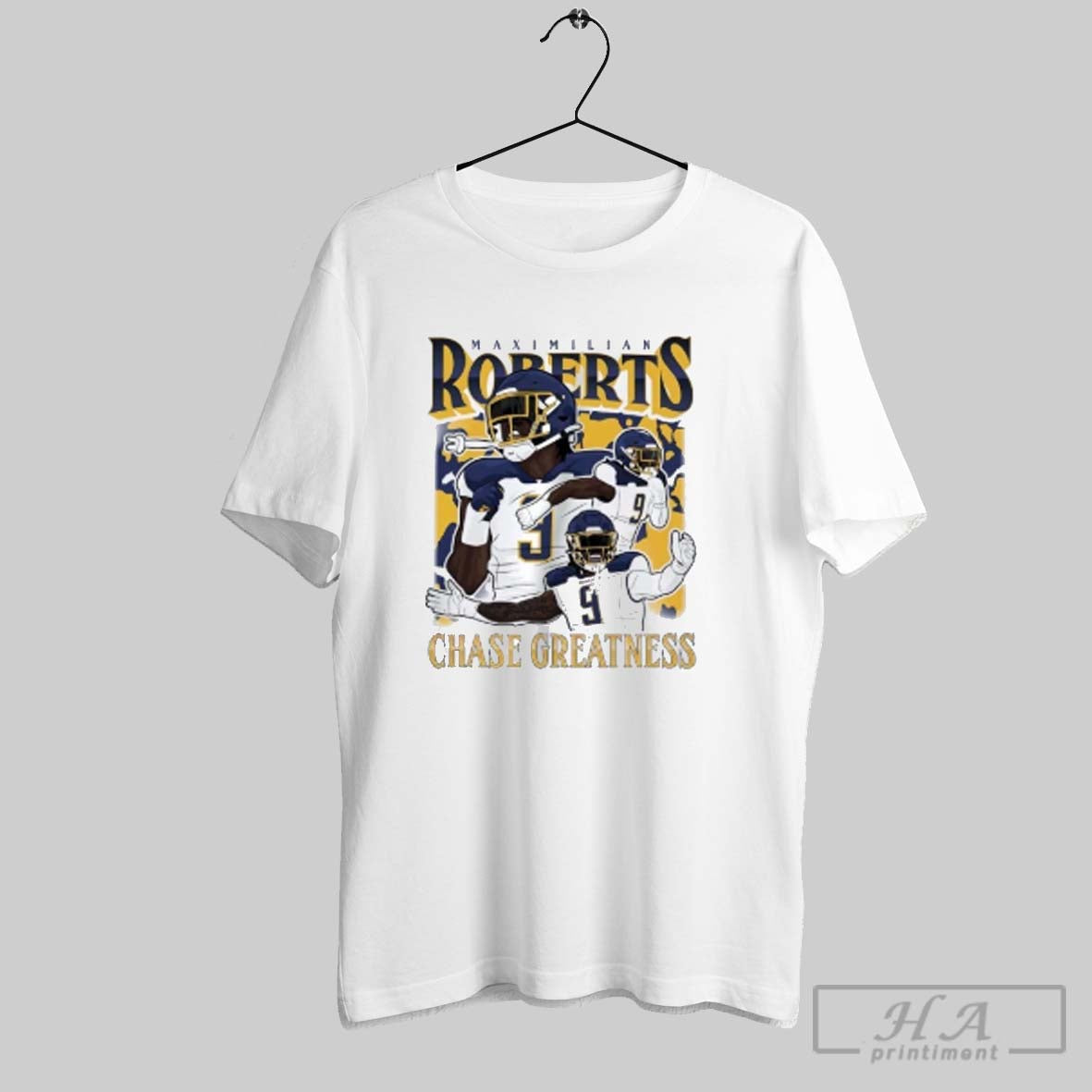 Maximilian Roberts Chase Greatness Boston College Tee Retro Look