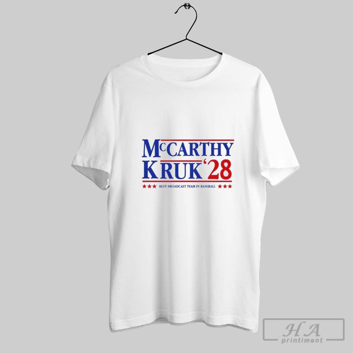 Mccarthy And Kruk 2028 Best Broadcast Team Baseball TShirt Retro