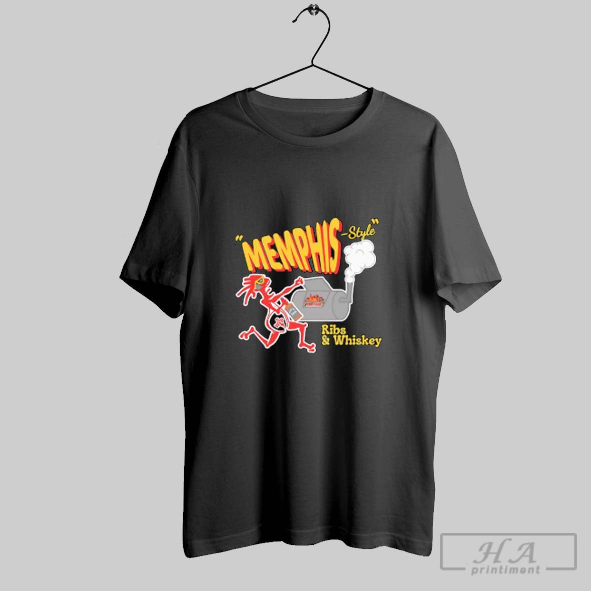 Memphis Ribs And Whiskey TShirt Designer Apparel
