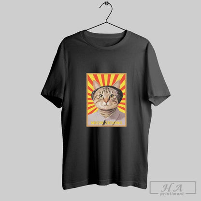 Meow Zedong Mao Zedong Cat Long Sleeve Vintage Collection