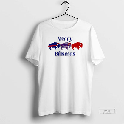 Merry Billsmas Buffalo Bills Tee Elegant Outfit