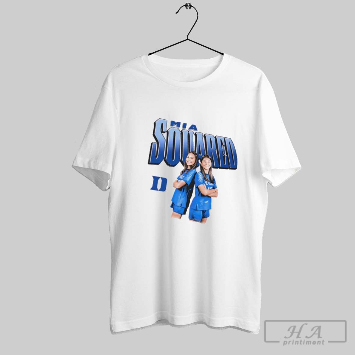 Mia Oliaro Illustrated Duke Soccer Tee Trendy Apparel
