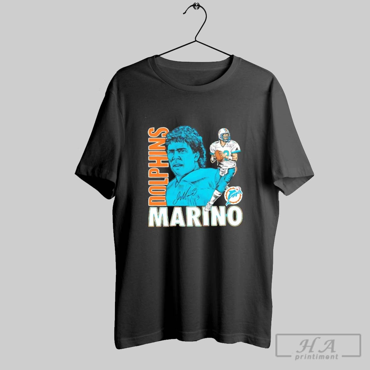 Miami Dolphins Dan Marino Player Caricature Sweatshirt Premium Design