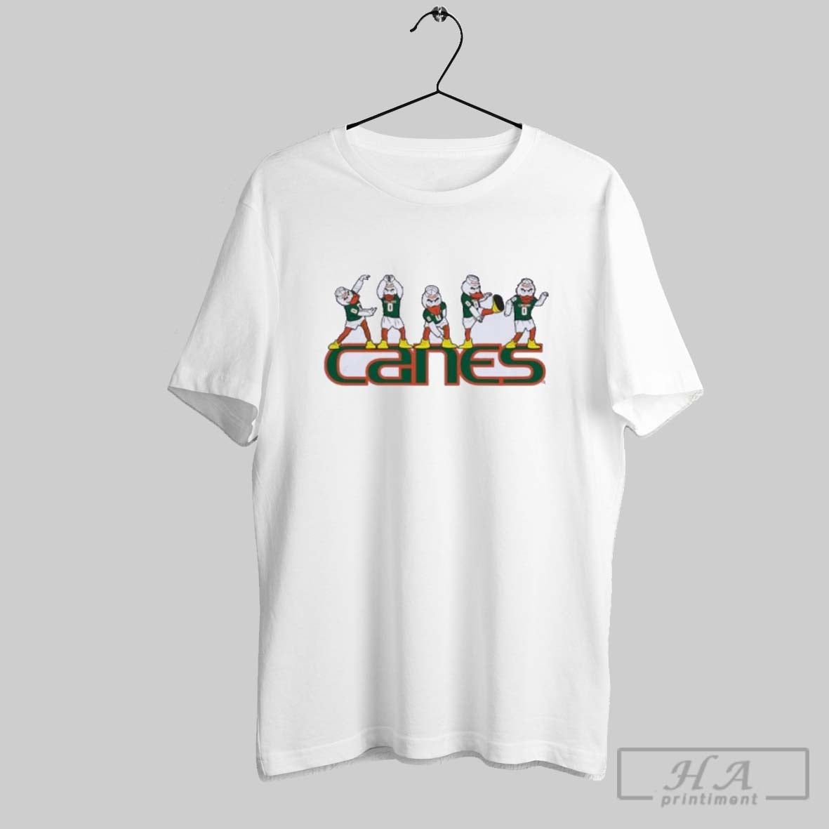 Miami Hurricanes Sebastian Canes Long Sleeve Authentic Art