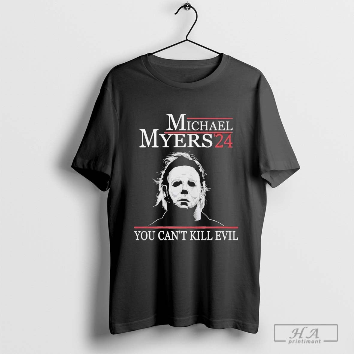 Michael Myers 24 You Cant Kill Evil Tee Vintage Style
