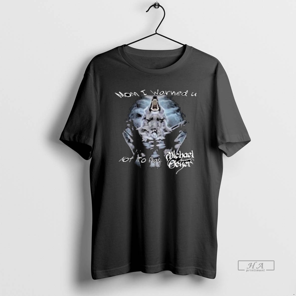 Michael Seyer Mom I Warned U Not To Play Wolf Long Sleeve Elegant Look