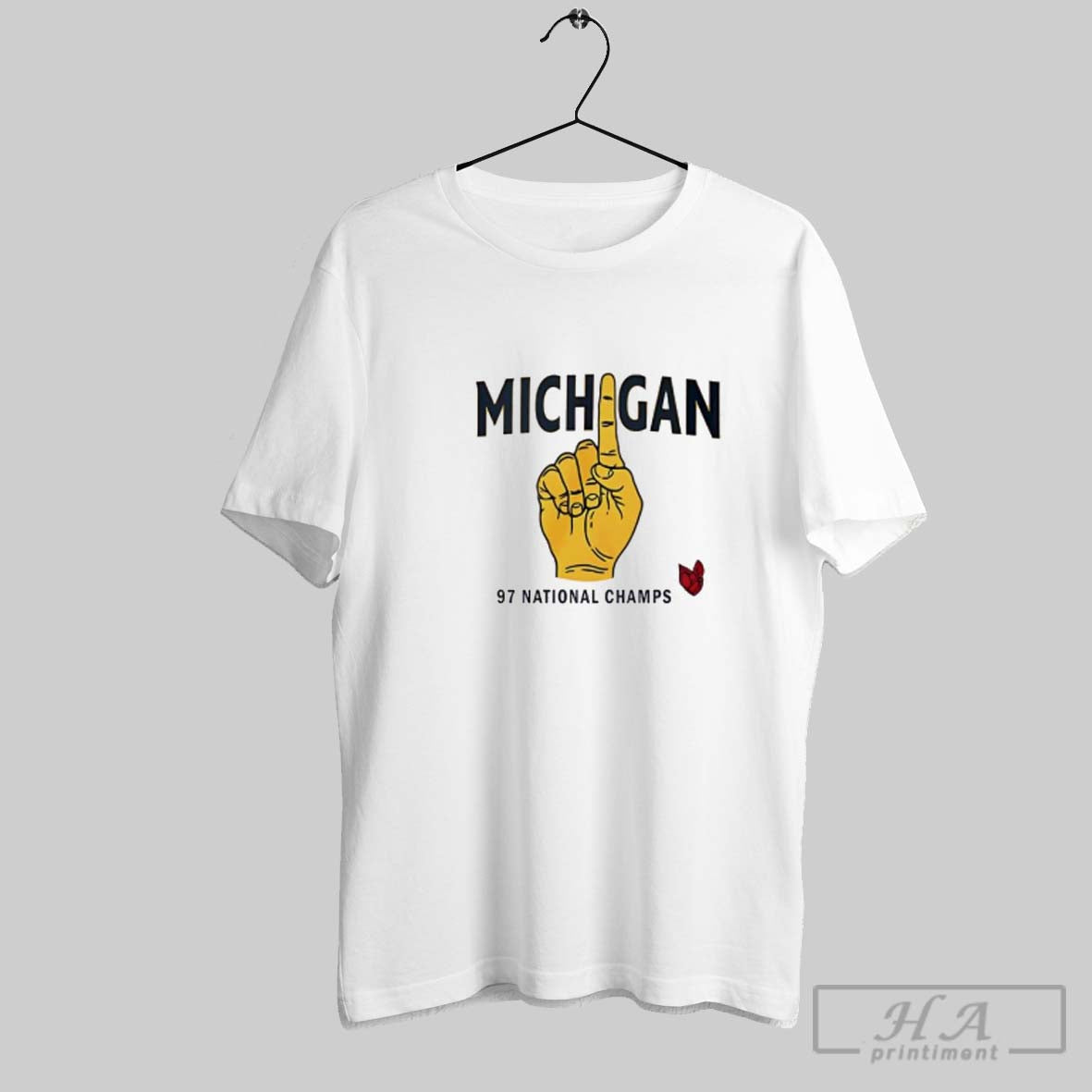 Michigan 97 Big Ten Conference Tee Elegant Gift