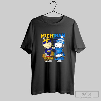 Michigan Sports Charlie Brown Wolverines Saturdays X Snoopy Detroit